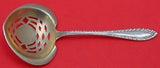 Godroon by Towle Sterling Silver Nut Spoon Pierced Gold Washed 5" Bon Bon