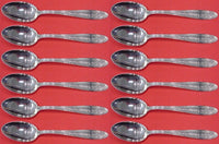 Wedgwood by International Sterling Silver Teaspoon Set 12 pieces 5 7/8"