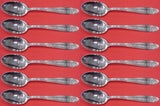 Wedgwood by International Sterling Silver Teaspoon Set 12 pieces 5 7/8"