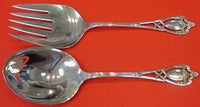 Monticello by Lunt Sterling Silver Salad Serving Set 2pc AS 9"