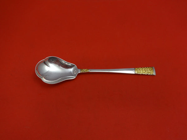 Golden Columbine by Lunt Sterling Silver Sugar Spoon 6"