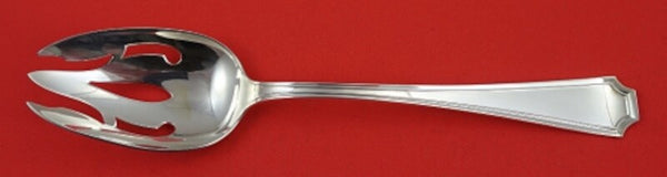Fairfax by Durgin-Gorham Sterling Silver Pierced Serving Spoon open end 8 1/2"