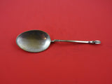 Vivian Burns Imports Silver Plate Serving Spoon in box reproduction Pakistan 6"