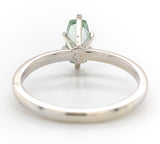 14k White Gold 1.08 Carat Genuine Natural Montana Sapphire Ring Unheated #J7177