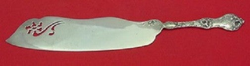 Les Cinq Fleurs by Reed & Barton Sterling Ice Cream Slice FHAS Pierced 10 3/4"