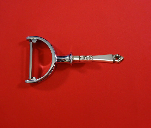 Danish Crown by Frigast Sterling Silver Vegetable Peeler HHWS  Custom Made 6"