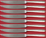 Rambler Rose by Towle Sterling Silver Steak Knife Set 8pc Not Ser Custom