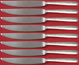 Rambler Rose by Towle Sterling Silver Steak Knife Set 8pc Not Ser Custom