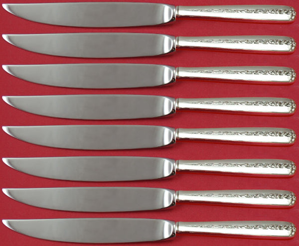 Rambler Rose by Towle Sterling Silver Steak Knife Set 8pc Not Ser Custom