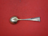 Chrysanthemum by Shiebler Sterling Silver Sugar Spoon gold wash 5 5/8"