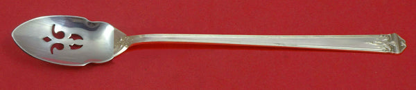 Trianon by International Sterling Silver Olive Spoon Pierced Long 7 1/8" Custom