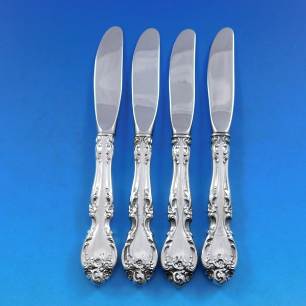 Melrose by Gorham Sterling Silver Butter Spreader Hollow handle Set 4 pcs 6 1/4"