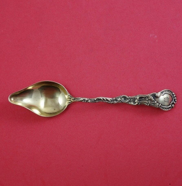 Louis XV by Durgin Sterling Silver Melon Spoon Blunt Nose Vermeil (Gold) 5 1/2"