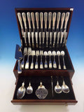 Old English Tipt by Gorham Sterling Silver Flatware Set 12 Dinner Service 90 Pcs