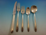 Silver Flutes by Towle Sterling Silver Flatware Set For 6 Service 30 Pieces