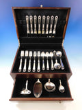 Danish Crown by Frigast Denmark Sterling Silver Flatware Set 8 Service 44 Pcs