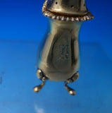English Sterling Silver Pepper Shaker Vermeil 3 1/8" x 1" 1 ozt. (#6302)