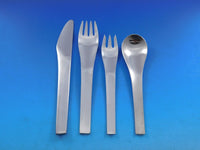 Blue Shark by Georg Jensen Stainless Steel Flatware Set Service 40 pcs Matte
