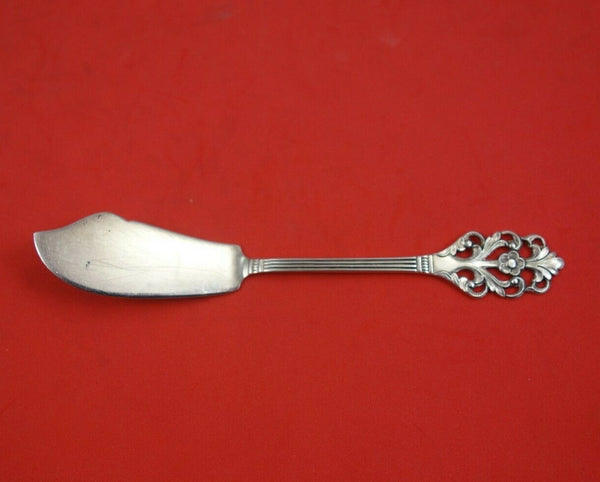 Viking Rose by Th. Marthinsen Norwegian .830 Silver Butter Spreader FH 5"