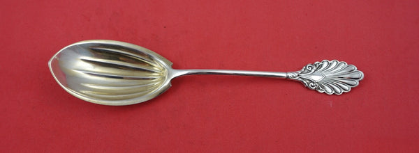 Grecian by Gorham Sterling Silver Preserve Spoon GW fluted bowl 7"