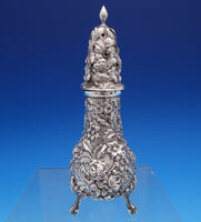 Rose by Stieff Sterling Silver Salt and Pepper Shaker Set 2pc #12B (#7773)