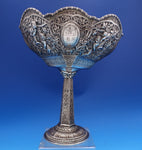 Derby Silver Co Silverplate Centerpiece Bowl Raised #1264 Winged Cherubs (#8490)