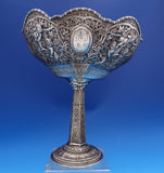 Derby Silver Co Silverplate Centerpiece Bowl Raised #1264 Winged Cherubs (#8490)