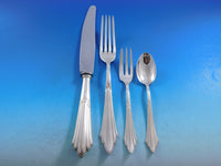 Facher by WMF Silverplated Flatware Service Set 91 pieces German matches Fan