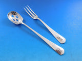 Lebolt Sterling Silver Flatware Set Chicago 76 pcs Arts & Crafts R monogram