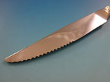 Grande Baroque Wallace Sterling Silver Steak Knife Set 4pc Custom 9 1/4" Serrate