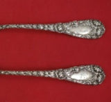 Chrysanthemum by Durgin Sterling Silver Salad Serving Set 2pc GW Original 9"