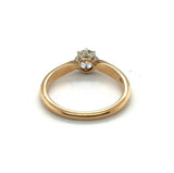 14k Gold Antique 1/2 Carat European Cut Genuine Natural Diamond Ring (#J5352)