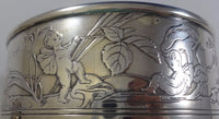 Tiffany & Co. Sterling Silver Child's Bowl with Acid-Etched Fairies (#0808)