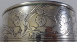 Tiffany & Co. Sterling Silver Child's Bowl with Acid-Etched Fairies (#0808)