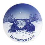 New In Box 2014 Bing & Grondahl Christmas Plate B&G Free Shipping Msrp $105