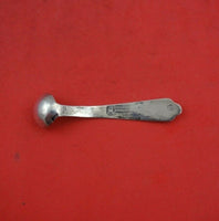 Sanborns Mexican Mexico Sterling Silver Salt Spoon with Flower 2 1/8" Heirloom