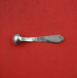 Sanborns Mexican Mexico Sterling Silver Salt Spoon with Flower 2 1/8" Heirloom