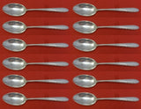 Silver Flutes by Towle Sterling Silver Teaspoon Set of 12 pcs 5 7/8"