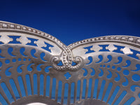 Lafayette by Howard Sterling Silver Bowl 4-lobe Pierced #1052 6 3/4" (#7335)