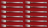 Pantheon by International Sterling Silver Cocktail Fork Set 12 pieces 5"