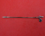 Sterling Silver Cocktail Pick with 3D Figural Rooster with Enamel 3 1/4" (#6853)