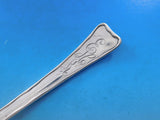 Lap Over Edge Acid Etched by Tiffany Sterling Fish Server Butterflies 12 7/8"