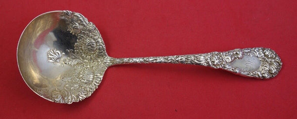 Chrysanthemum by Durgin Sterling Silver Gravy Ladle Large 7 7/8"