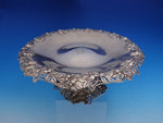 Tiffany and Co Tazza Compote with cast pierced Wild Roses #17166B-7910 (#3609)