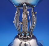 Fina Sterling Silver Centerpiece on Pedestal w/Leaf Berries #300 25.1ozt (#7058)
