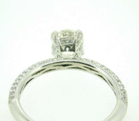 Platinum Genuine Natural Diamond Engagement Ring 1.33cts (#J2076)