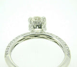 Platinum Genuine Natural Diamond Engagement Ring 1.33cts (#J2076)