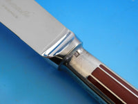 Talisman Sienna Brown by Christofle Silverplate Luncheon Knife 7 7/8" France