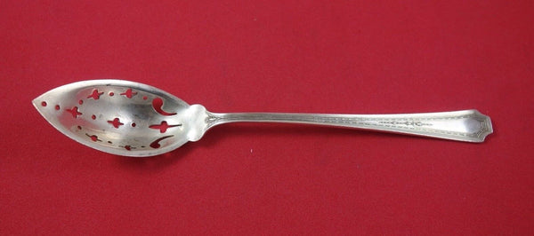 Colfax by Durgin-Gorham Sterling Silver Olive Spoon Pierced Original 6 1/4"