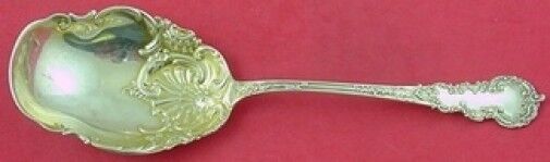 Colbert by Frank Smith Sterling Silver Berry Spoon 8 5/8" Gold Washed